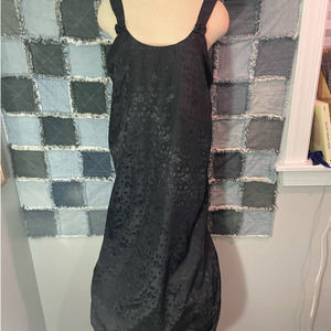 Vintage Black Slip Dress
